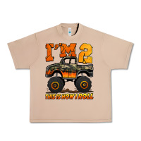 Burro i'm two this is how i roll monster truck birthday Urban Heavy Tee - Jasminsmagicworld