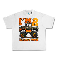 Lunar Rock i'm two this is how i roll monster truck birthday Urban Heavy Tee - Jasminsmagicworld