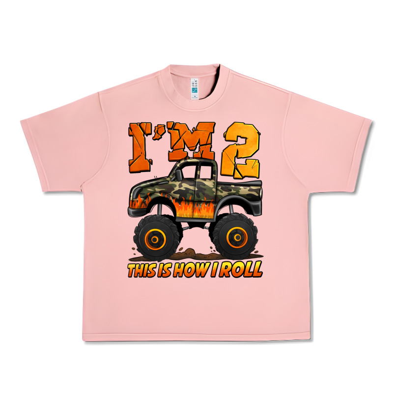 I'm Two This Is How I Roll Monster Truck Birthday Urban Heavy Tee by Jasminsmagicworld | Teevron