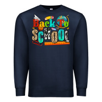 Navy back to school Premium Sweatshirt - NancyCooperArtShop
