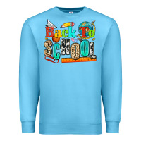 Ocean Blue back to school Premium Sweatshirt - NancyCooperArtShop