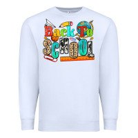 White back to school Premium Sweatshirt - NancyCooperArtShop