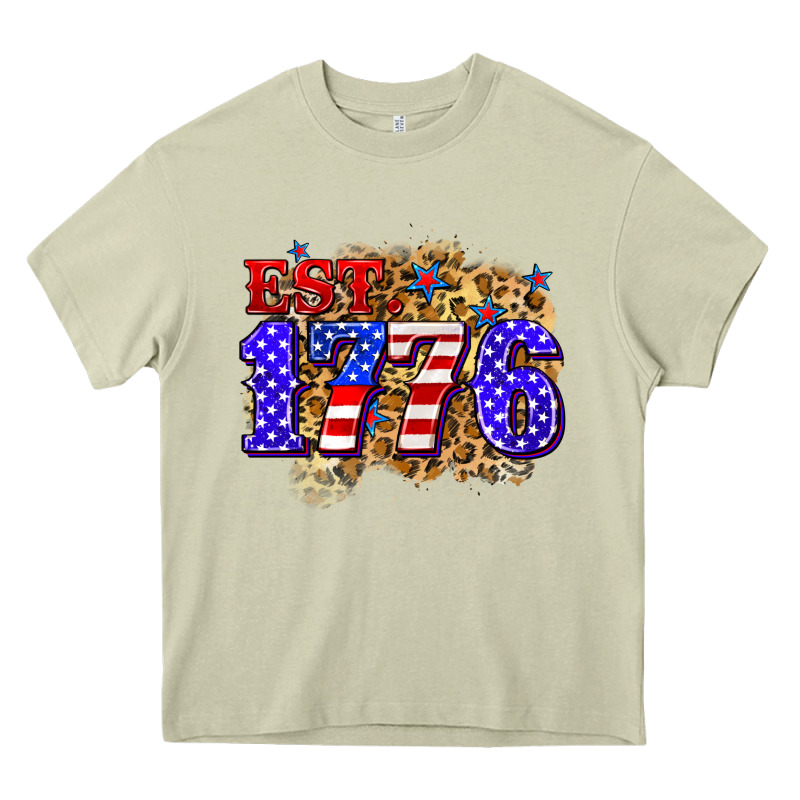 Est. 1776 4th Of July Heavy Core Tee by Zillion Design Studio | Teevron