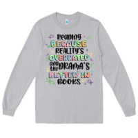 Moon Dust reading because realitys overrated Long Sleeve Tee - MaliasSmallBusiness