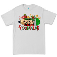 Dove Grey christmas counselor pencil Premium Tee - FaDigitalArtStudio
