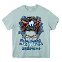 Arona dental assistant messy bun Heavy Core Tee - BarkalooDesign