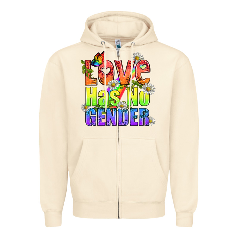 Love Has No Gender Pride Lgbtq Zipper Hoodie by BundleAndBundleShop | Teevron