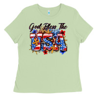 Matcha god bless the usa Ladies Tee - Zillion Design Studio