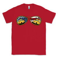 Red bus driver american sunglasses Classic Tee - Jasminsmagicworld