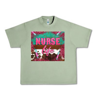 Oil Green western nurse life needle Urban Heavy Tee - BarkalooDesign