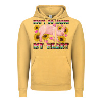 Vintage Mustard western don't go bacon my heart pig Vintage Hoodie - Artiststas