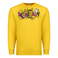 Lemon mardi gras school secretary Premium Sweatshirt - texasbilliewilder