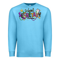 Ocean Blue mardi gras school secretary Premium Sweatshirt - texasbilliewilder