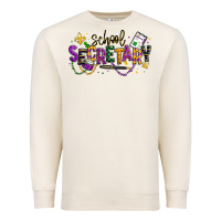 Sandshell mardi gras school secretary Premium Sweatshirt - texasbilliewilder