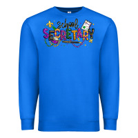 True Royal mardi gras school secretary Premium Sweatshirt - texasbilliewilder