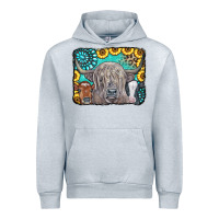 Heather Grey Cows Glitter Turquoise Leopard Sunflowers Urban Hoodie - CowCowDesign