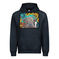 Navy Cows Glitter Turquoise Leopard Sunflowers Urban Hoodie - CowCowDesign