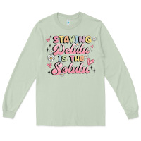 Matcha staying delulu is the solulu Long Sleeve Tee - MaliasSmallBusiness