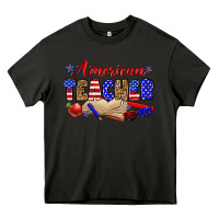 Asphalt American teacher Heavy Core Tee - Zillion Design Studio