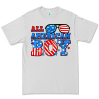 Dove Grey All American boy Premium Tee - Neo Western
