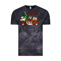 Cloud Black happy new year truck 2023 Vintage Tee - Jasminsmagicworld