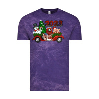 Cloud Purple happy new year truck 2023 Vintage Tee - Jasminsmagicworld