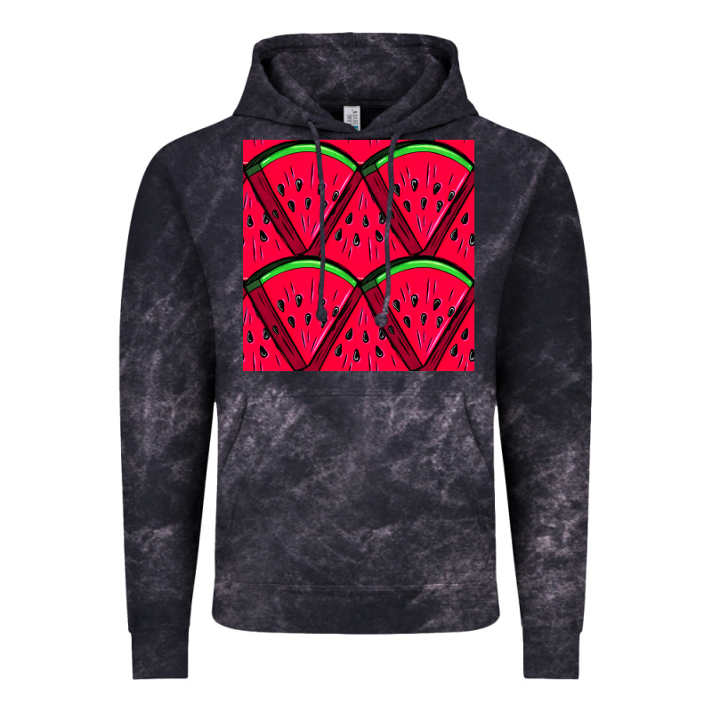 Watermelon Slices Seamless Pattern Vintage Hoodie by BundleAndBundleShop | Teevron