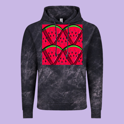 Watermelon Slices Seamless Pattern Vintage Hoodie Designed By Bundleandbundleshop