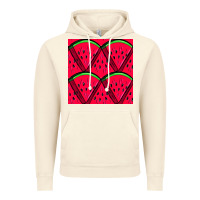 Vintage Artic Watermelon Slices Seamless Pattern Vintage Hoodie - BundleAndBundleShop