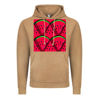 Vintage Camel Watermelon Slices Seamless Pattern Vintage Hoodie - BundleAndBundleShop