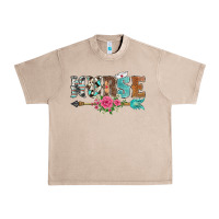 French Oak western nurse arrow floral Urban Heavy Tee - BarkalooDesign
