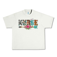 Pistachio western nurse arrow floral Urban Heavy Tee - BarkalooDesign