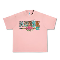 Salmon western nurse arrow floral Urban Heavy Tee - BarkalooDesign