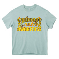 Arona Childhood Cancer Awareness Heavy Core Tee - texasbilliewilder