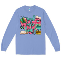 Colony Blue read more books Long Sleeve Tee - MaliasSmallBusiness