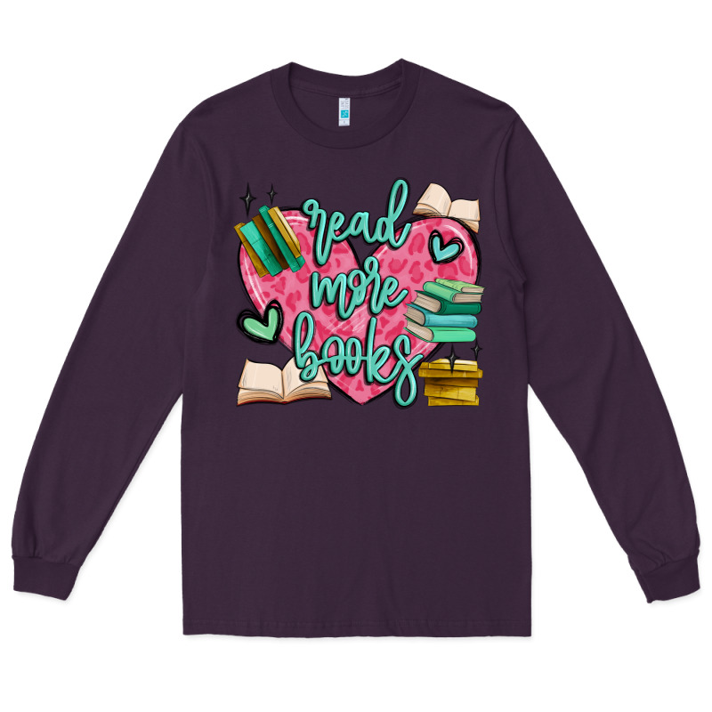 Read More Books Long Sleeve Tee by MaliasSmallBusiness | Teevron