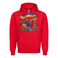 Red Lgbtq Make Homophobia Extinct Zipper Hoodie - BundleAndBundleShop