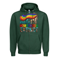 Sports Green Lgbtq Make Homophobia Extinct Zipper Hoodie - BundleAndBundleShop