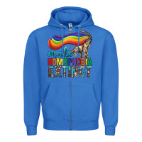 True Royal Lgbtq Make Homophobia Extinct Zipper Hoodie - BundleAndBundleShop
