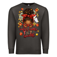 Smoke santa favorite tax specialist afro messy bun Premium Sweatshirt - texasbilliewilder