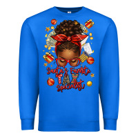 True Royal santa favorite tax specialist afro messy bun Premium Sweatshirt - texasbilliewilder