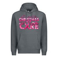 Rock all i want for christmas is a cure breast cancer Premium Hoodie - texasbilliewilder