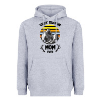 Heather Grey Best Buckin Mom Ever Heavyweight Hoodie - Bettercallsaul