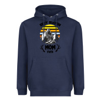 Navy Best Buckin Mom Ever Heavyweight Hoodie - Bettercallsaul