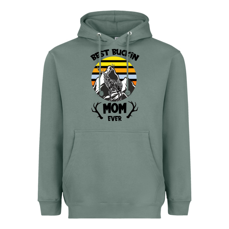 Best Buckin Mom Ever Heavyweight Hoodie by Bettercallsaul | Teevron