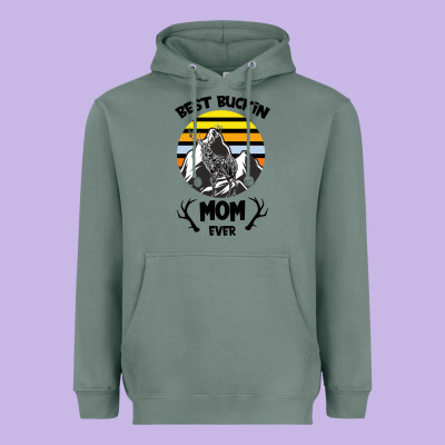 Best Buckin Mom Ever Heavyweight Hoodie Designed By Bettercallsaul