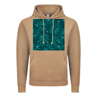 Vintage Coffee Tropical  Leaves Seamless Pattern Vintage Hoodie - BundleAndBundleShop