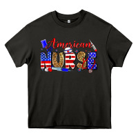 Asphalt American nurse Heavy Core Tee - Zillion Design Studio