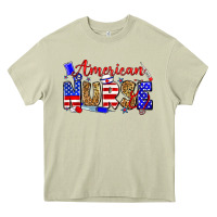Mossy American nurse Heavy Core Tee - Zillion Design Studio