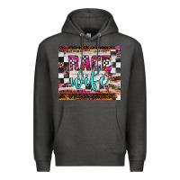 Charcoal Heather race wife Premium Hoodie - JahusDesignShop